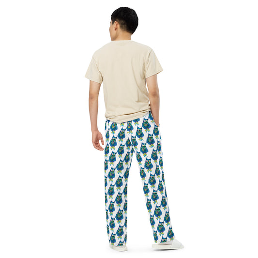 Trippy Wicked Owlz All-Over Print Lounge Pajama Sleep Pants