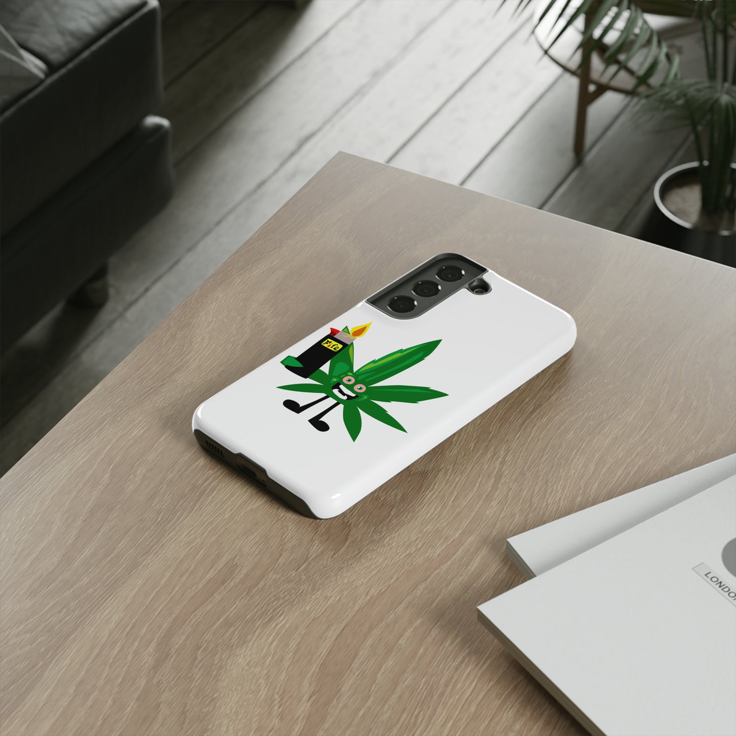 Weedy Boi Cannabis Cell Phone Case -- Rough and Tough Cover