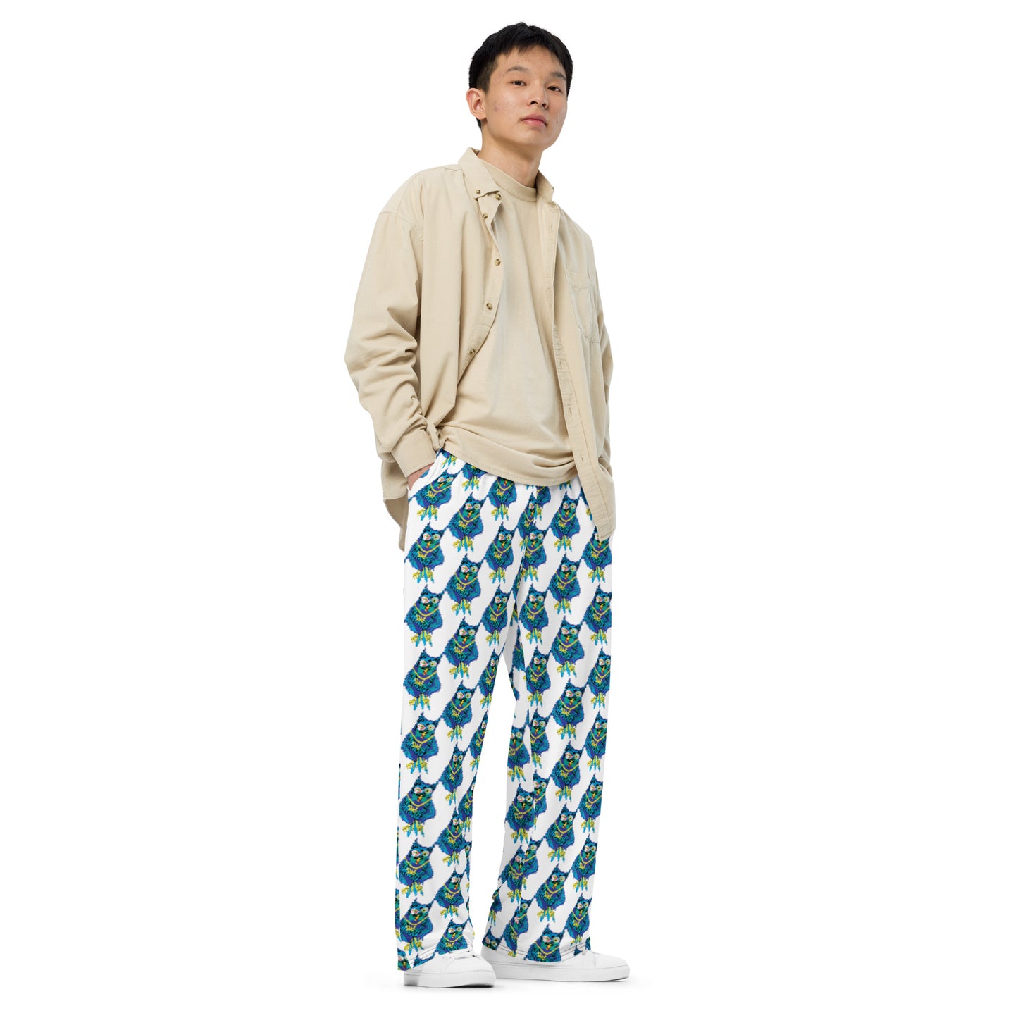 Trippy Wicked Owlz All-Over Print Lounge Pajama Sleep Pants