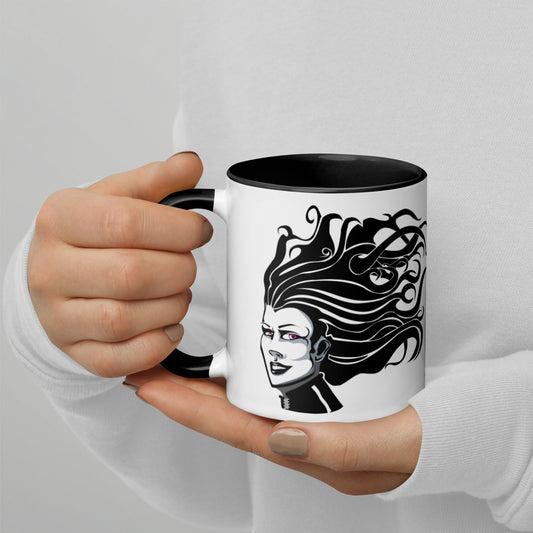 Witchy Medusa Colored Ceramic Coffee Mug