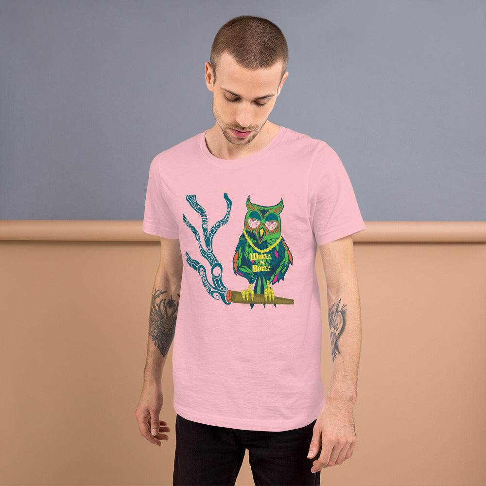Wicked Owlz Wakez and Bakez Trippy T-Shirt