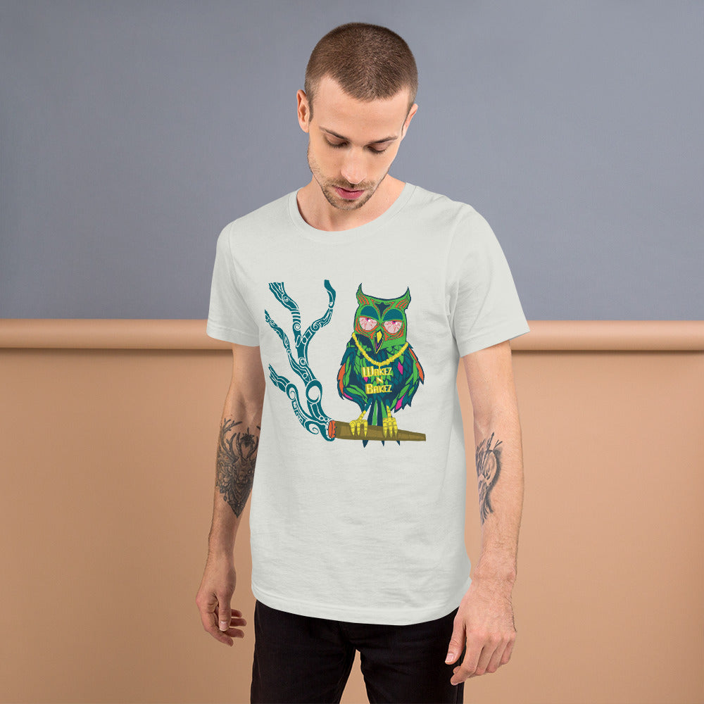 Wicked Owlz Wakez and Bakez Trippy T-Shirt