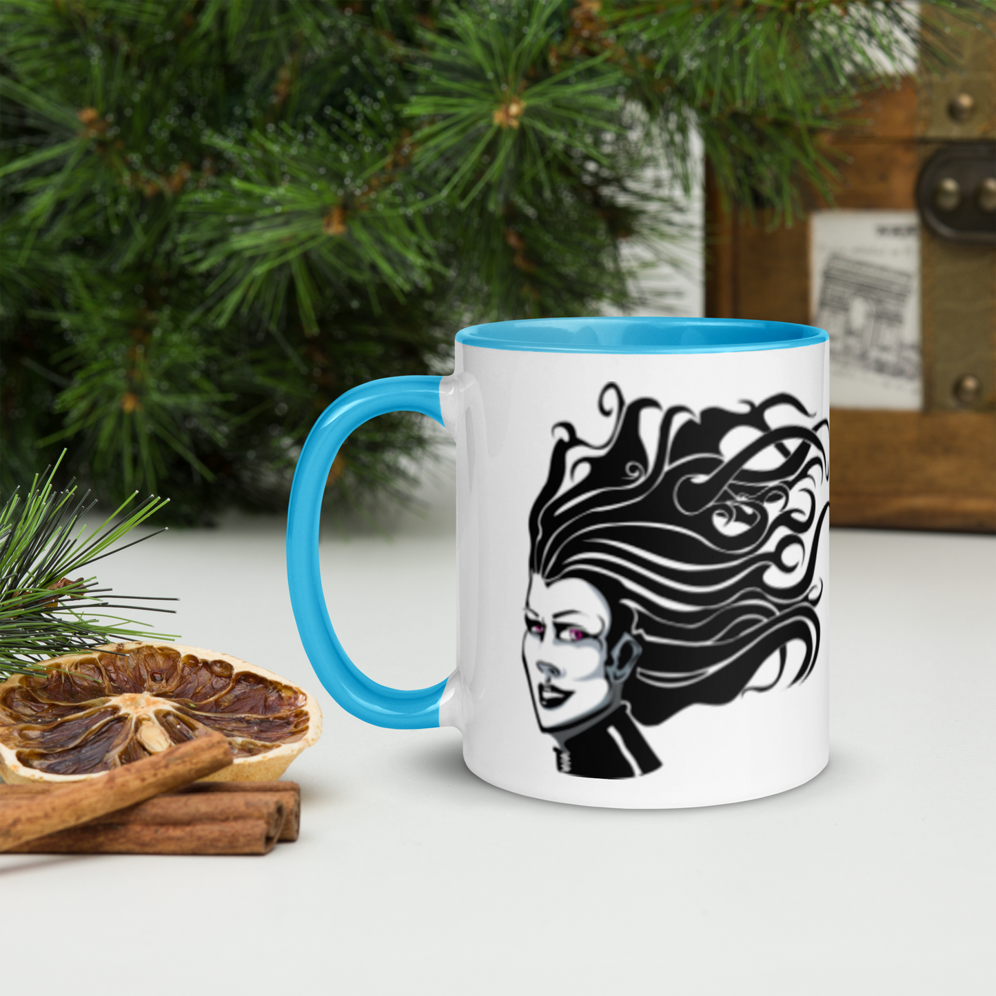 Witchy Medusa Ceramic Coffee Mug in Various Colors