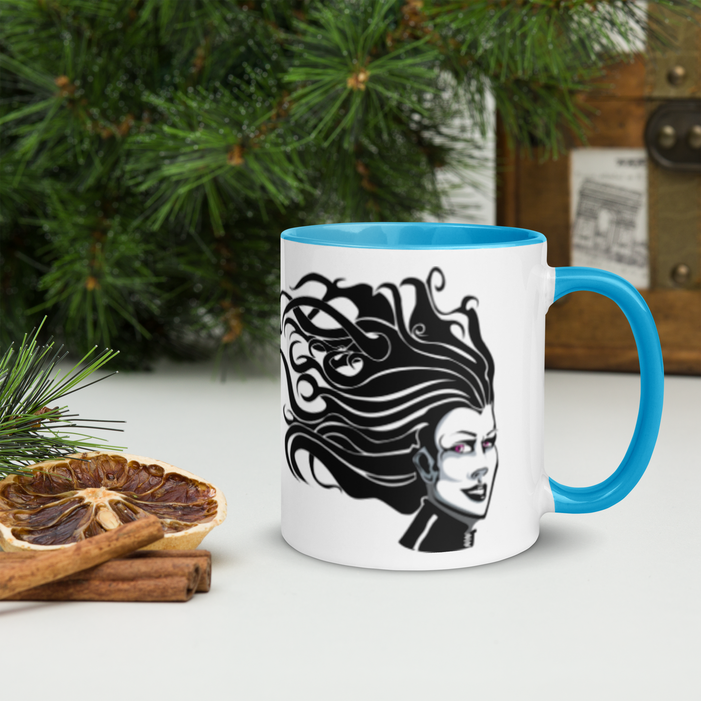 Witchy Medusa Ceramic Coffee Mug in Various Colors