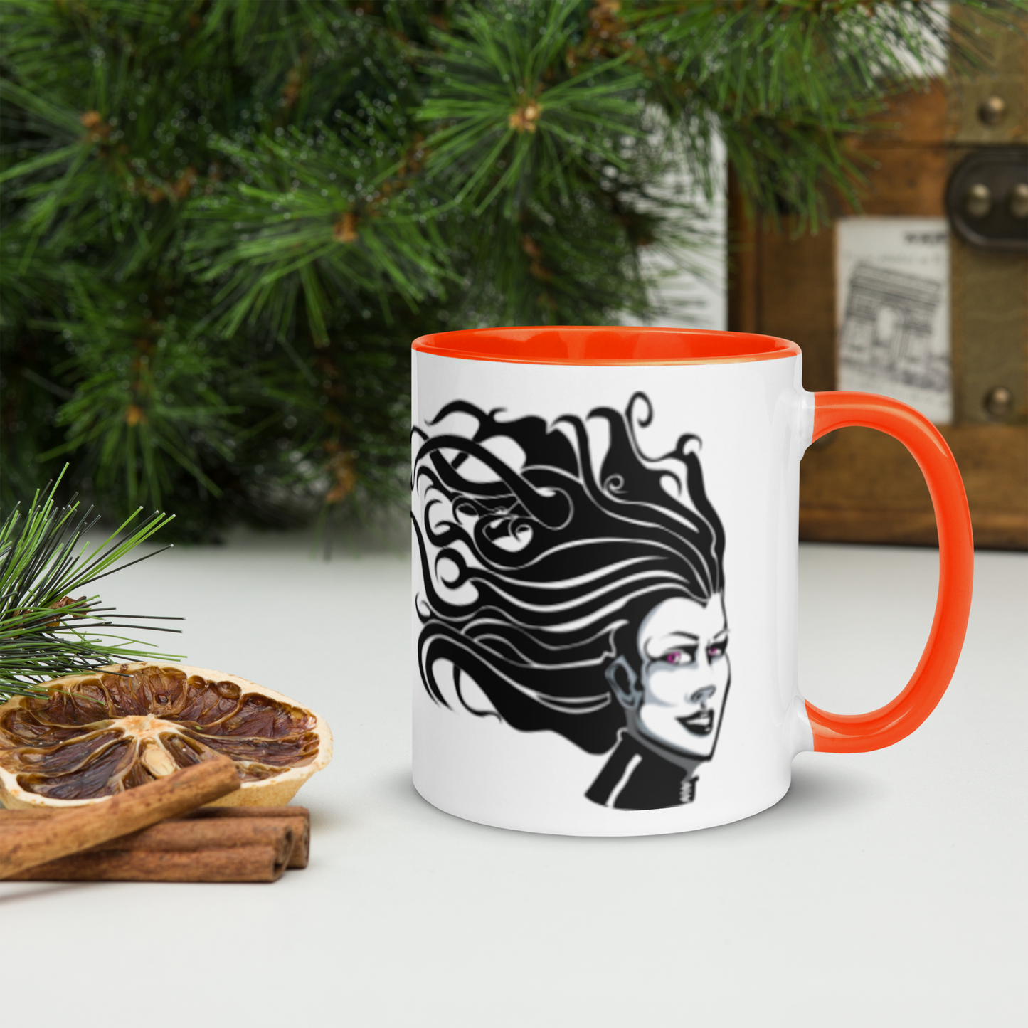 Witchy Medusa Ceramic Coffee Mug in Various Colors
