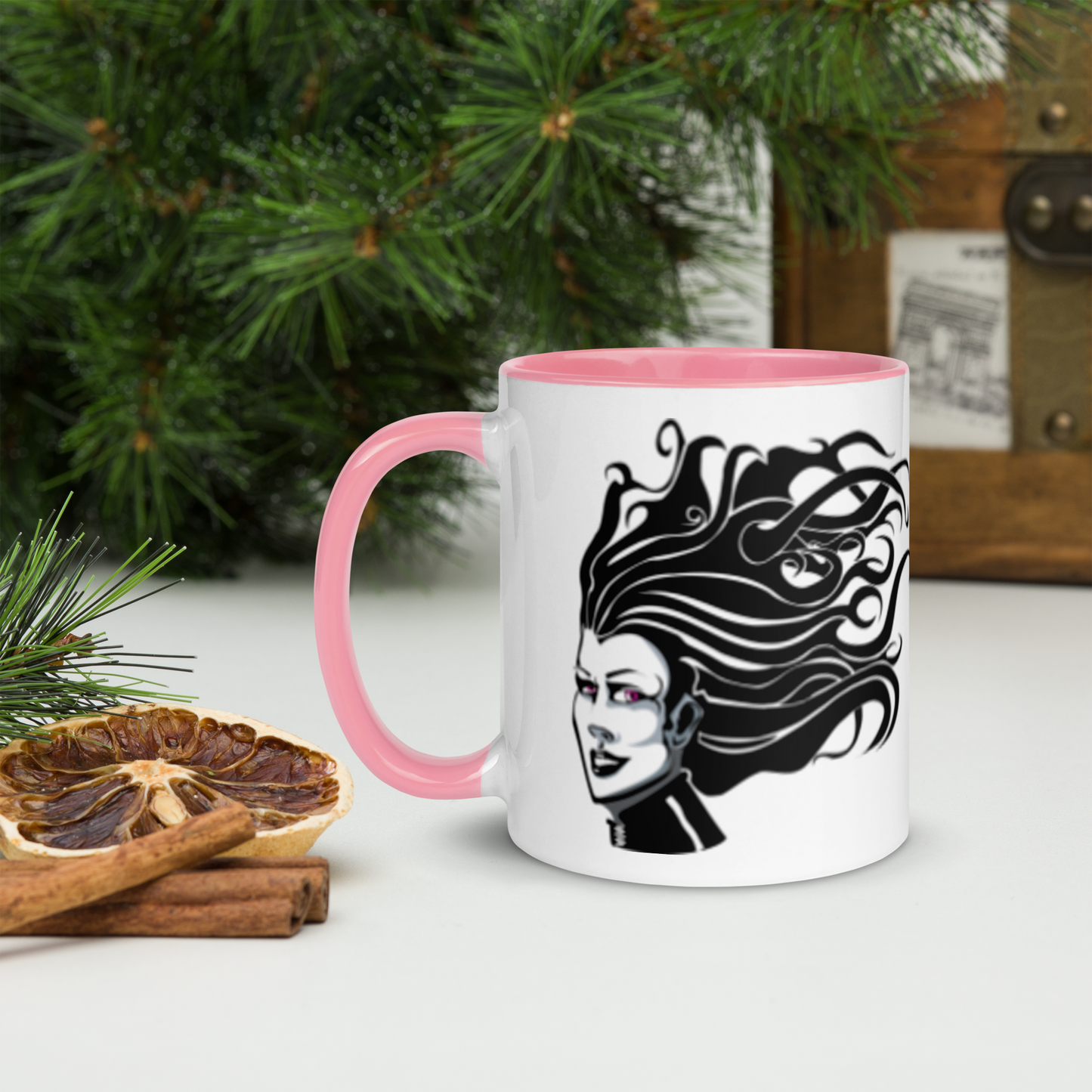 Witchy Medusa Ceramic Coffee Mug in Various Colors