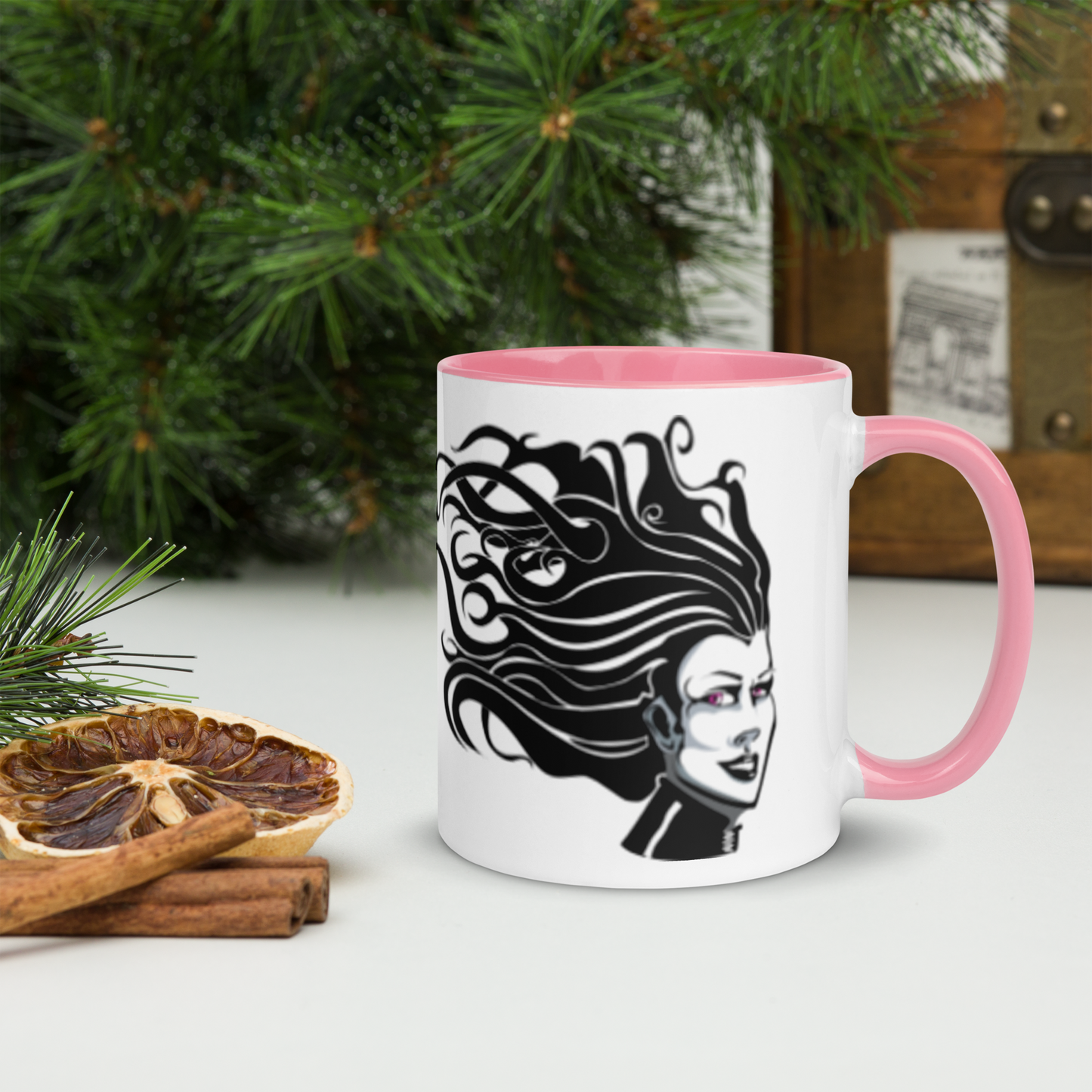Witchy Medusa Ceramic Coffee Mug in Various Colors