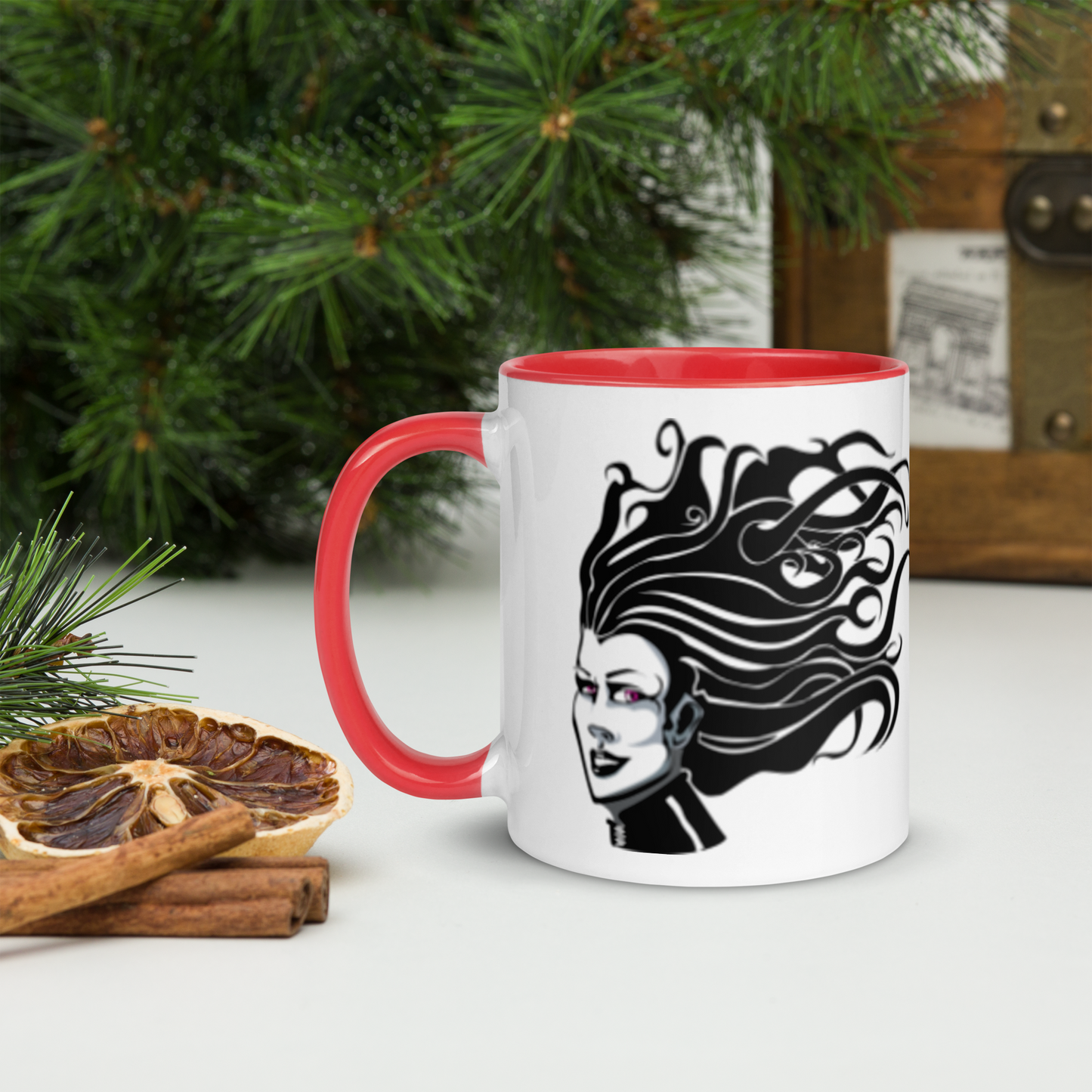 Witchy Medusa Ceramic Coffee Mug in Various Colors