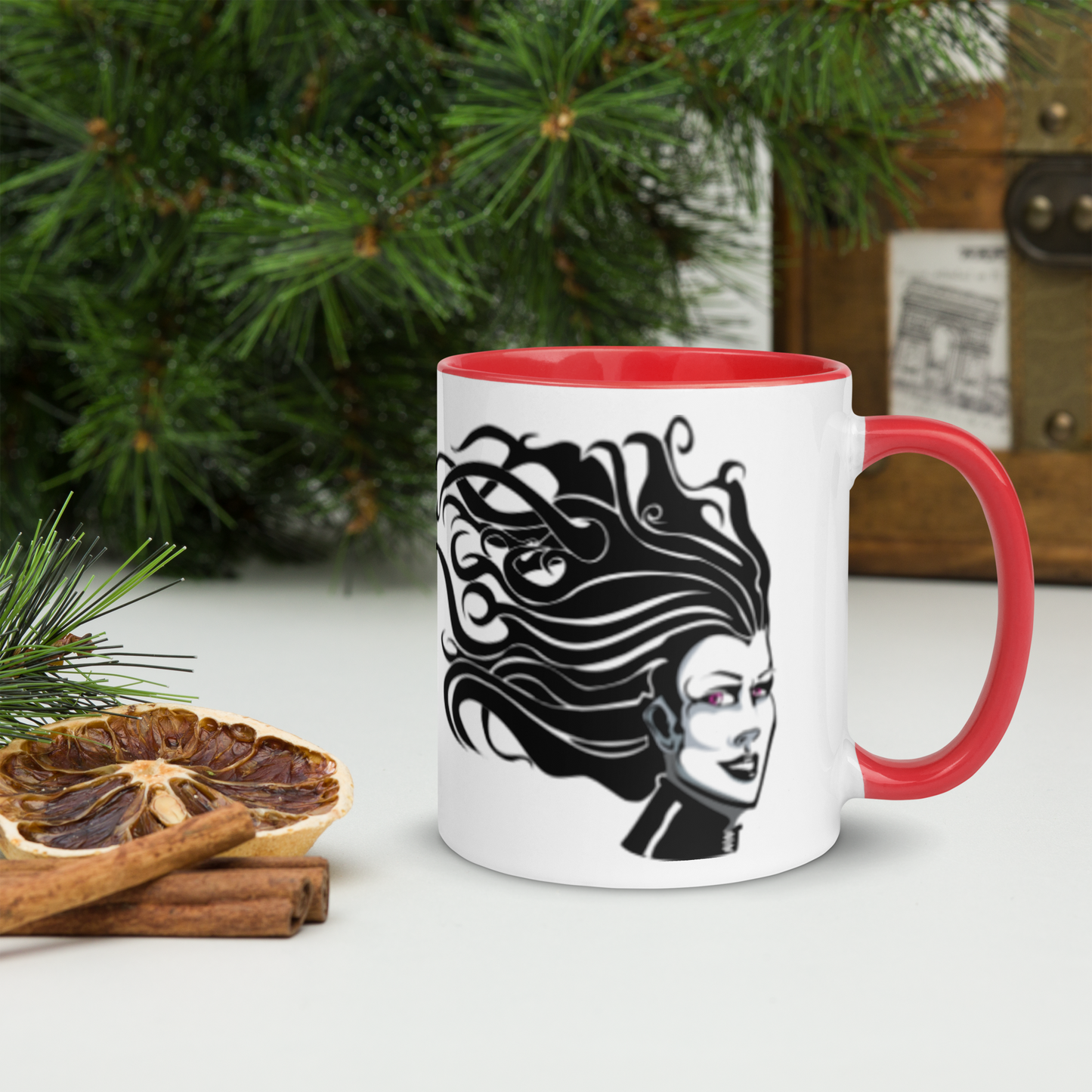 Witchy Medusa Ceramic Coffee Mug in Various Colors